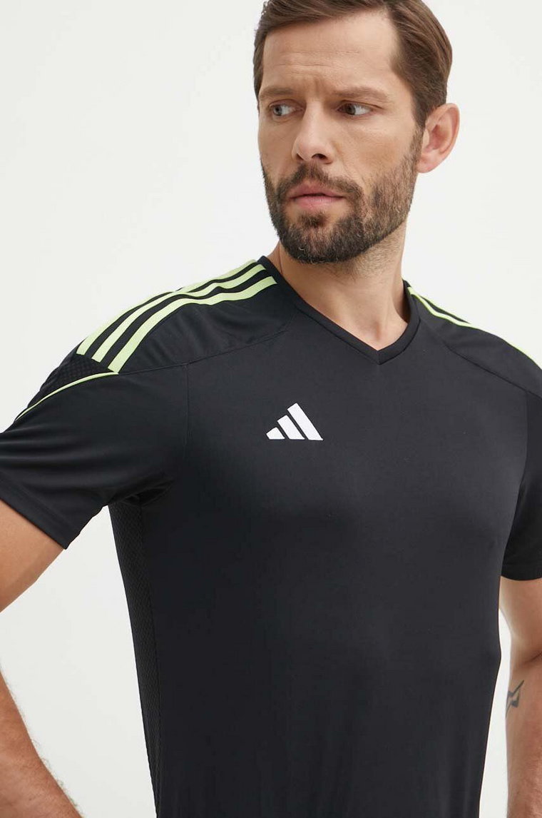 adidas Performance t-shirt treningowy Tiro 23 League kolor czarny z aplikacją IN8165