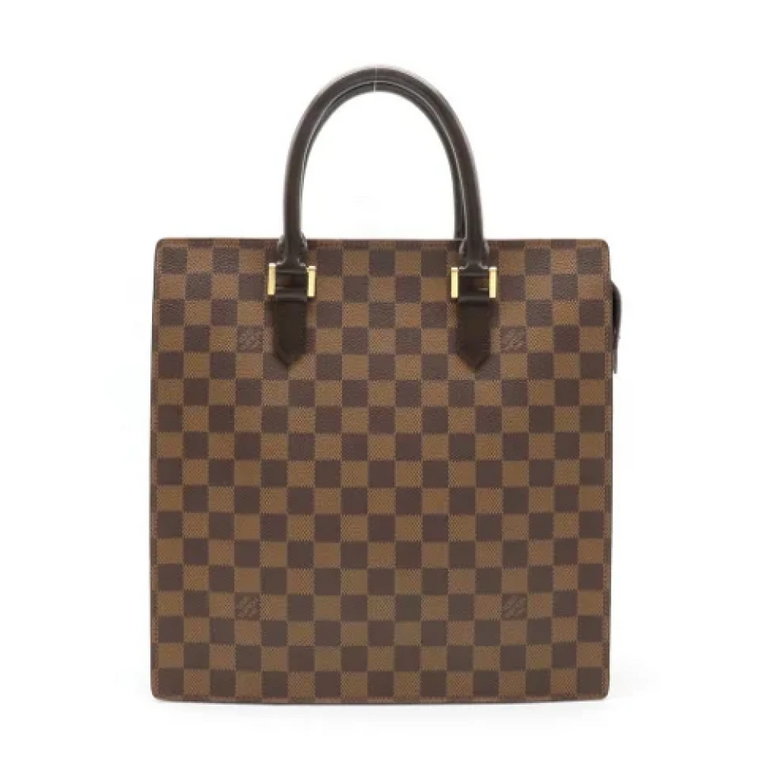 Używana Brązowa Torba Tote z Kanwy Louis Vuitton Vintage