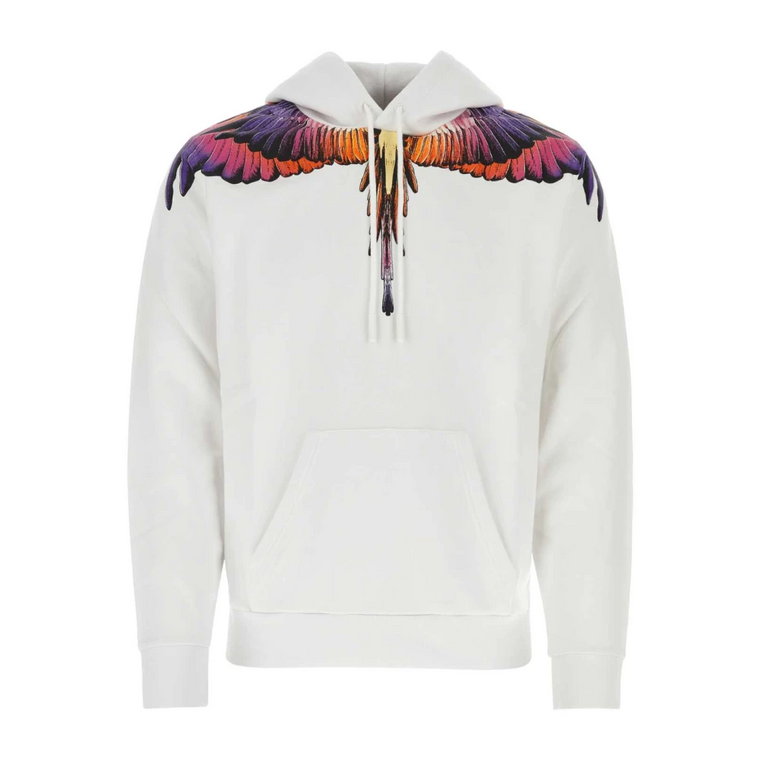 Premium Biały Bawełniany Sweter Marcelo Burlon