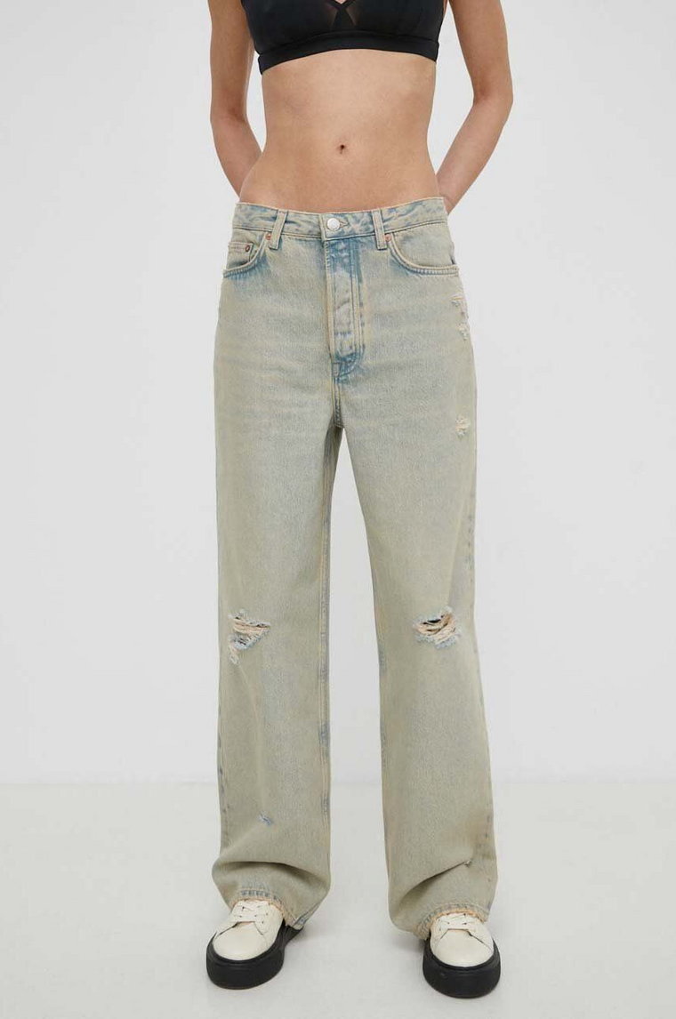 Samsoe Samsoe jeansy damskie high waist