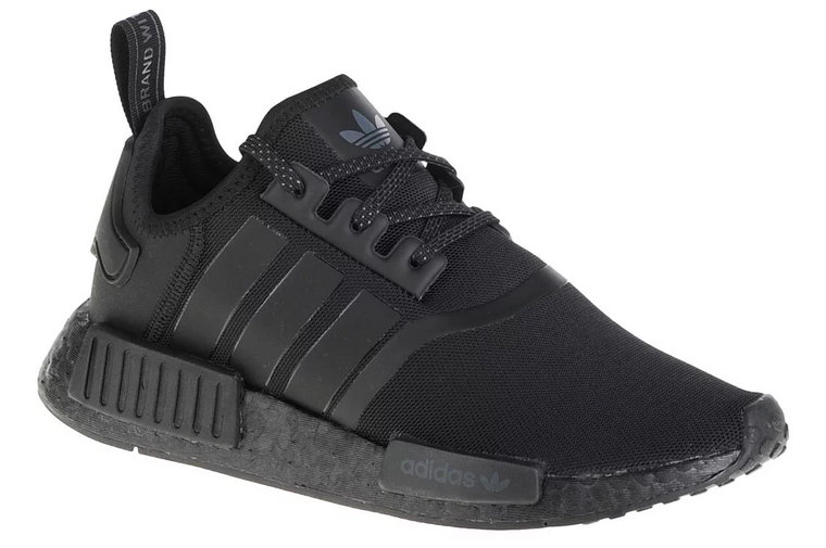 adidas NMD_R1 J FX8777, Dla chłopca, Czarne, buty sneakers, tkanina, rozmiar: 36