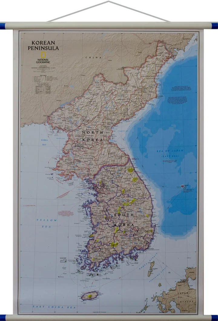national-geographic-mapa-cienna-polityczna-p-wysep-korea-ski-classic