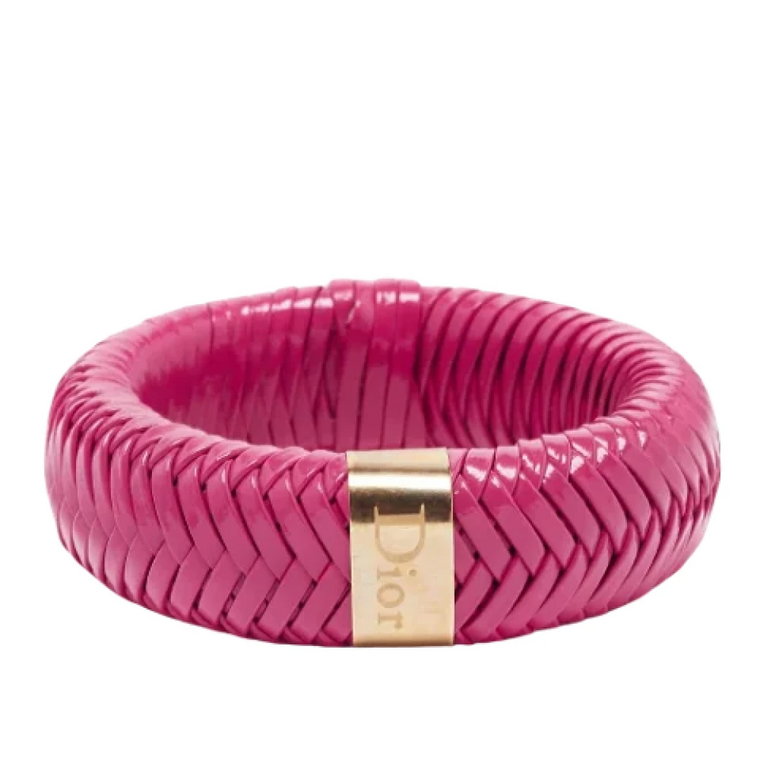 Pre-owned Leather bracelets Dior Vintage