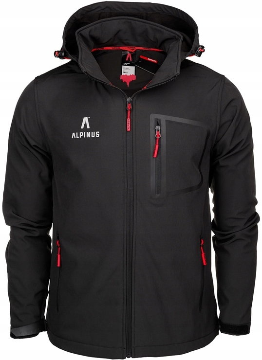 Alpinus Softshell Męska Kurtka Stenshuvud R. XXL