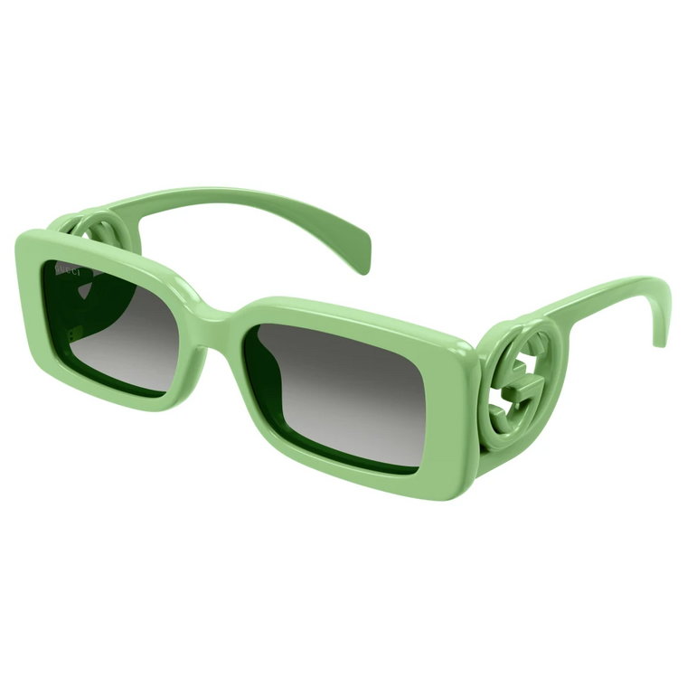 Zielono-Szare Okulary Przeciwsłoneczne Gucci