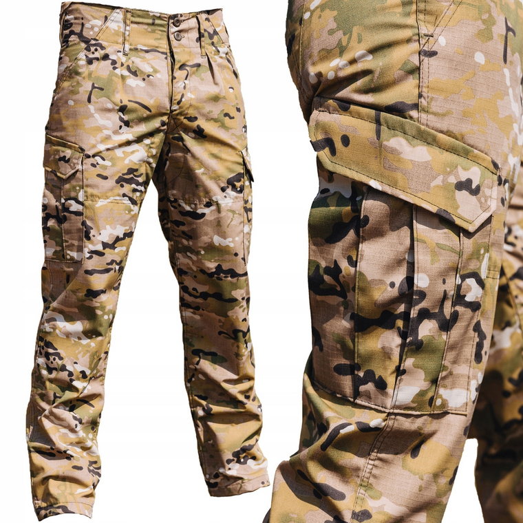 Spodnie wojskowe Multicam Bojówki Rip-stop r. XL