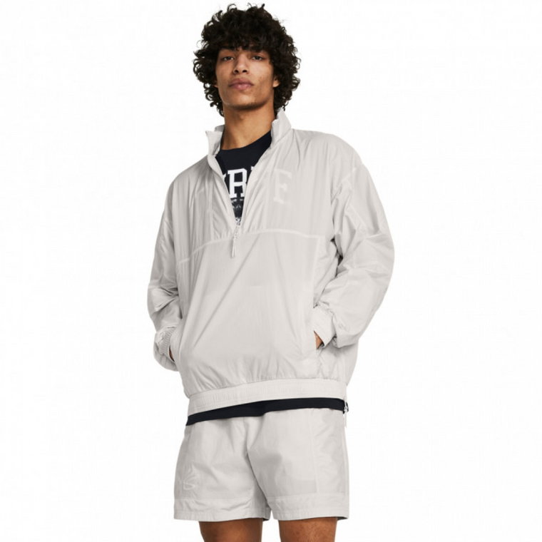 Męska kurtka treningowa Under Armour Curry Woven Jacket - biała 19.04