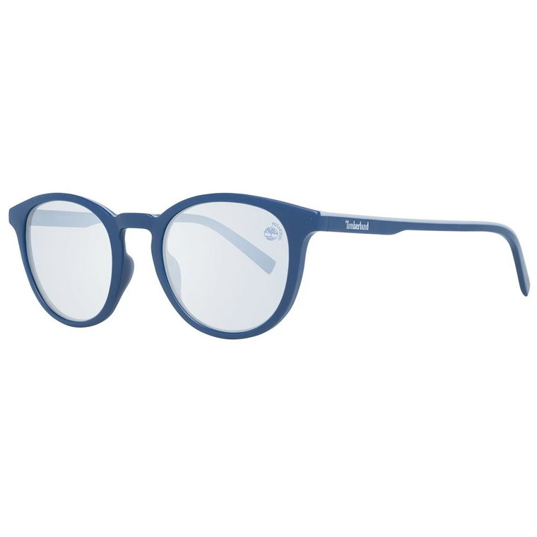 Niebieskie Okrągłe Okulary Męskie Timberland