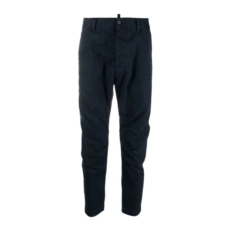 Casual Niebieskie Chino Sweatpants Dsquared2