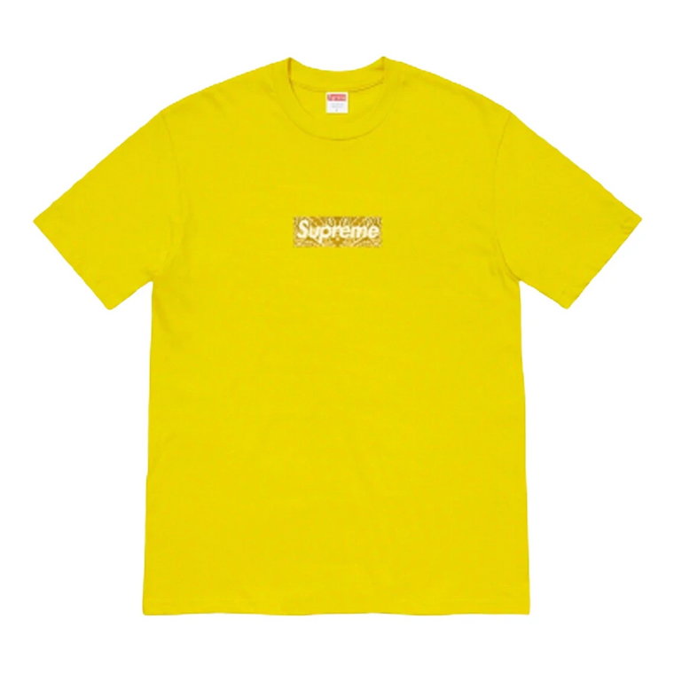 Limitowana edycja Bandana T-shirt Żółty Supreme