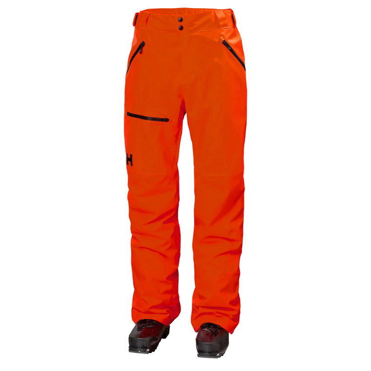 Męskie spodnie narciarskie Helly Hansen Sogn Cargo Pants neon orange - XL
