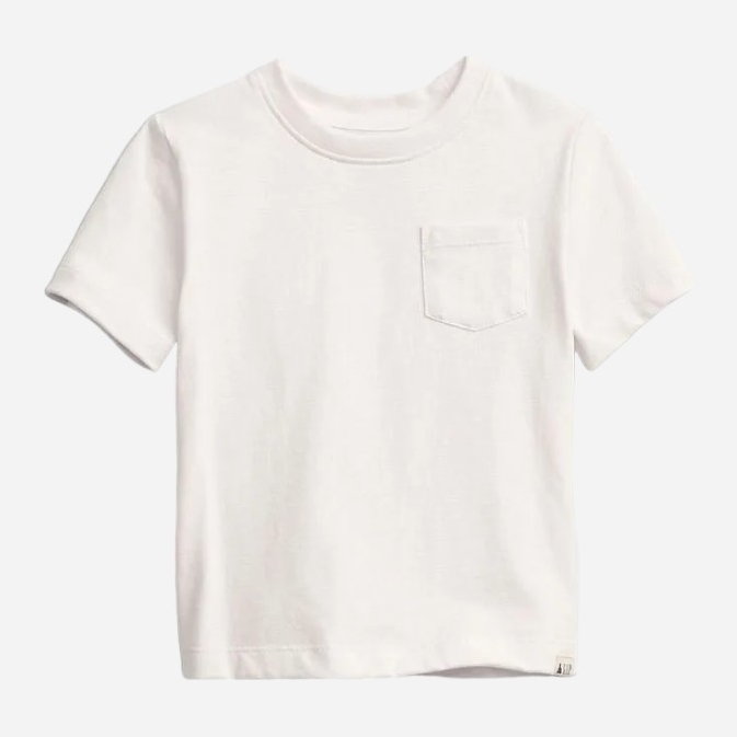 Koszulka dziecięca chłopięca GAP 669948-07 84-91 cm Biała (1200052208730/500054789857). T-shirty, koszulki chłopięce