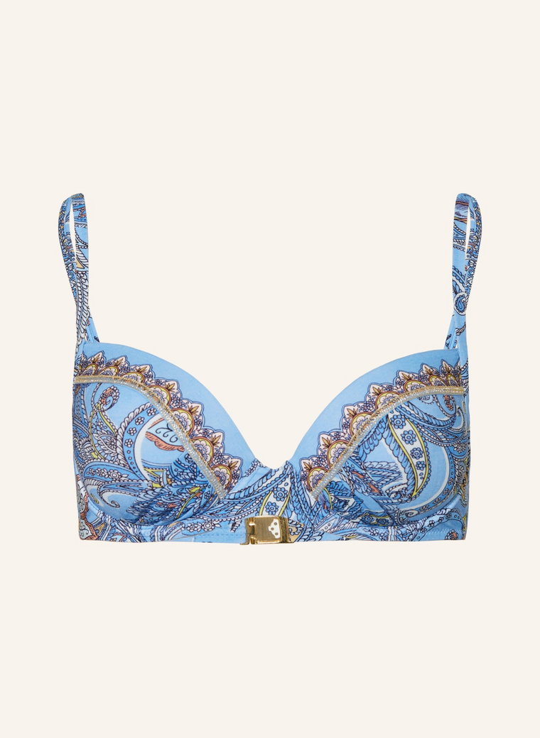 Maryan Mehlhorn Góra Od Bikini Z Fiszbinami Majorelle blau