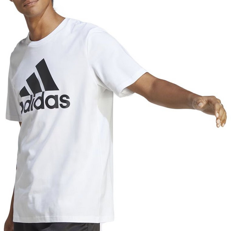 Koszulka adidas Essentials Single Jersey Big Logo IC9349 - biała
