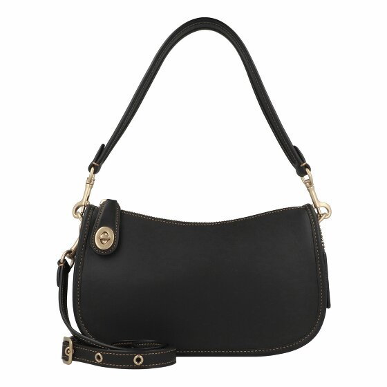 Coach Swinger Torba na ramię Skórzany 23.5 cm black