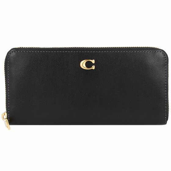 Coach Portfel Skórzany 19.5 cm black