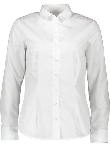 Seidensticker Bluzka - Slim fit - w kolorze białym