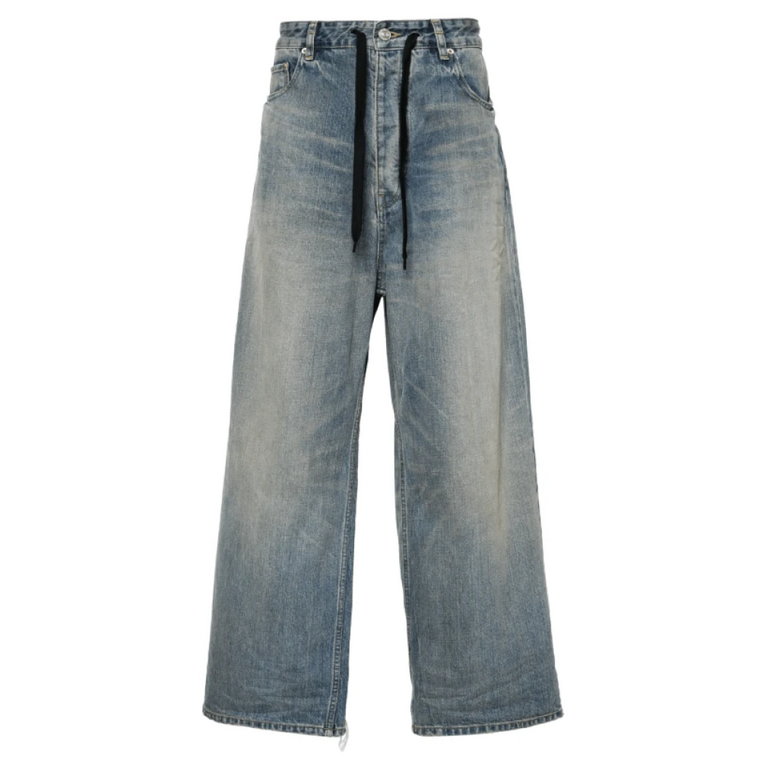 Wide-Leg Indigo Blue Denim Jeans Balenciaga