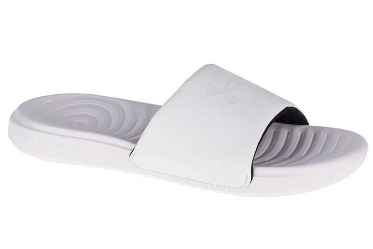 Under Armour Ansa Fixed Slides 3023772-101, Damskie, Białe, klapki, syntetyk, rozmiar: 38