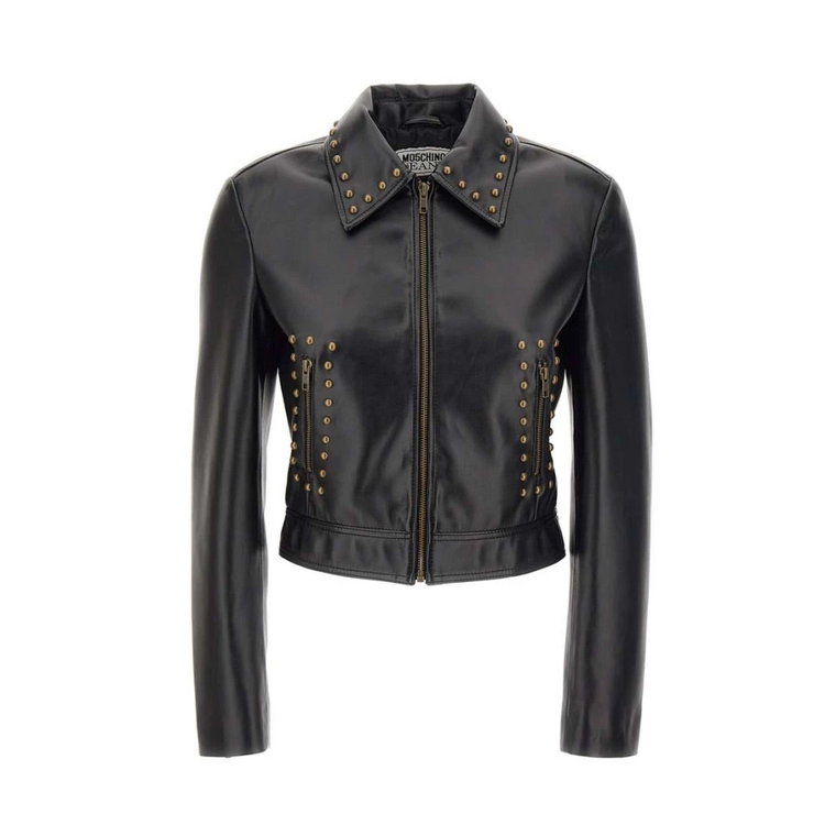 Leather Jackets Moschino
