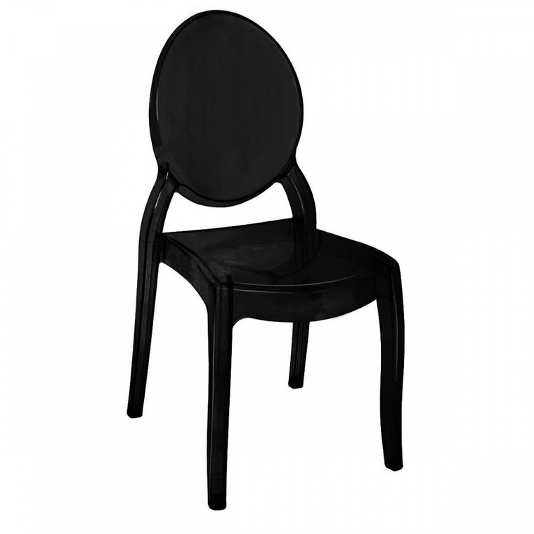 Krzesło ELIZABETH czarne - poliwęglan kod: PC502.BLACK