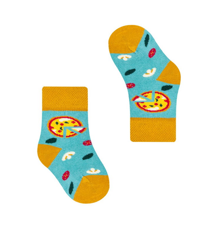 FAVES. Socks&Friends, Skarpety niemowlęce, Pizza, rozmiar 20-25