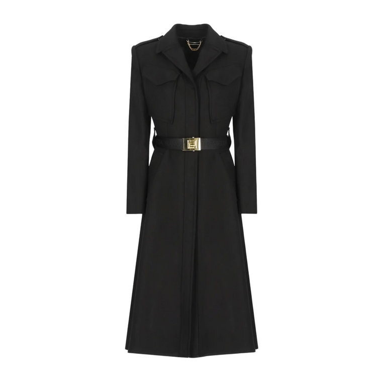 Belted Coats Elisabetta Franchi