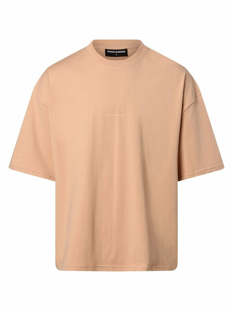PEGADOR - T-shirt męski  Logo, różowy