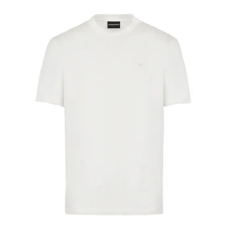 Biała bawełniana koszulka męska Emporio Armani Emporio Armani