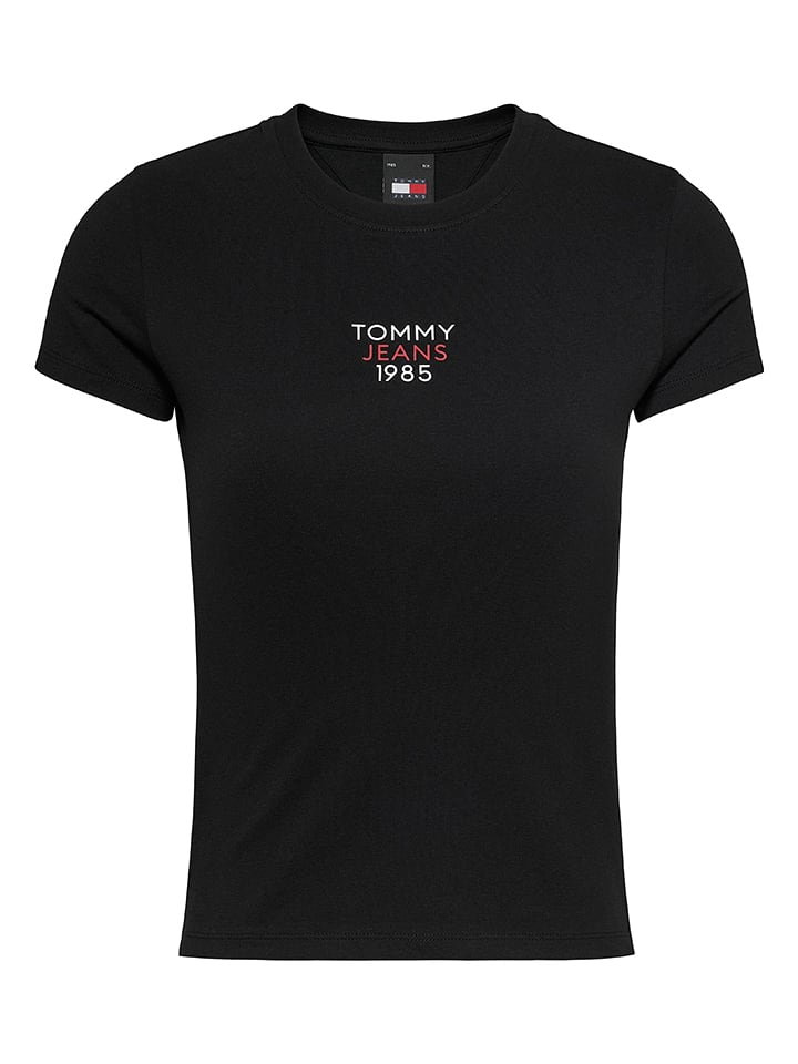 TOMMY JEANS Koszulka w kolorze czarnym