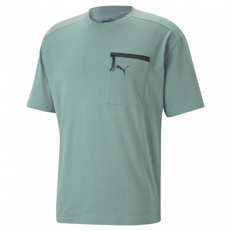 Męski t-shirt basic Puma Open Road - morski