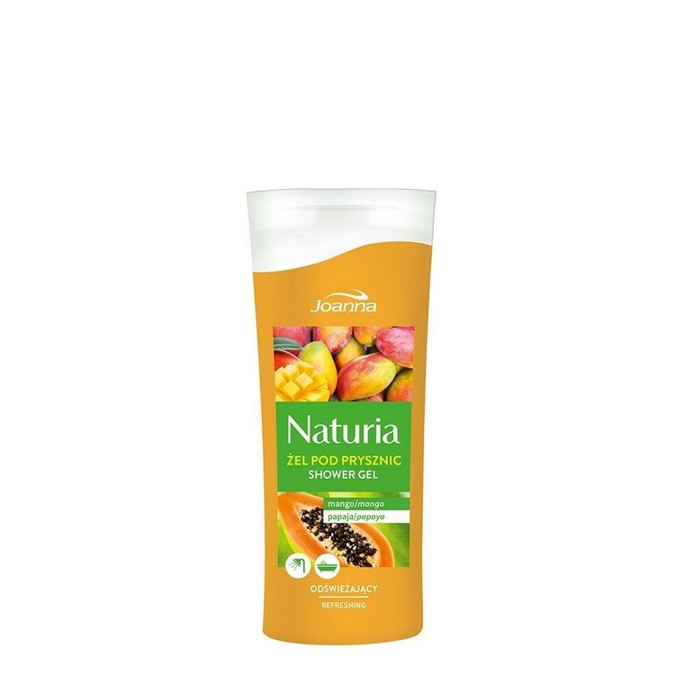 Joanna, Naturia, żel pod prysznic Mango Papaja, 100 ml