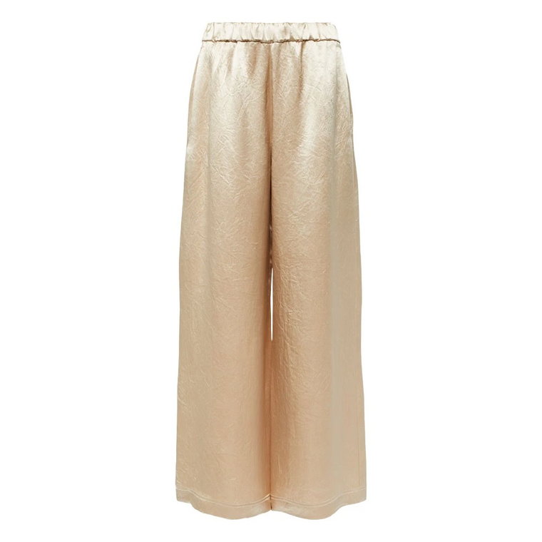 Spodnie Acanto - Szerokie Spodnie Satynowe dla Kobiet Max Mara