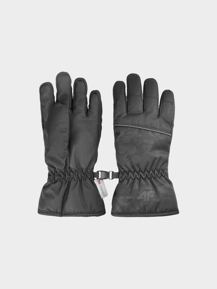 Rękawice narciarskie Thinsulate dziewczęce - czarne