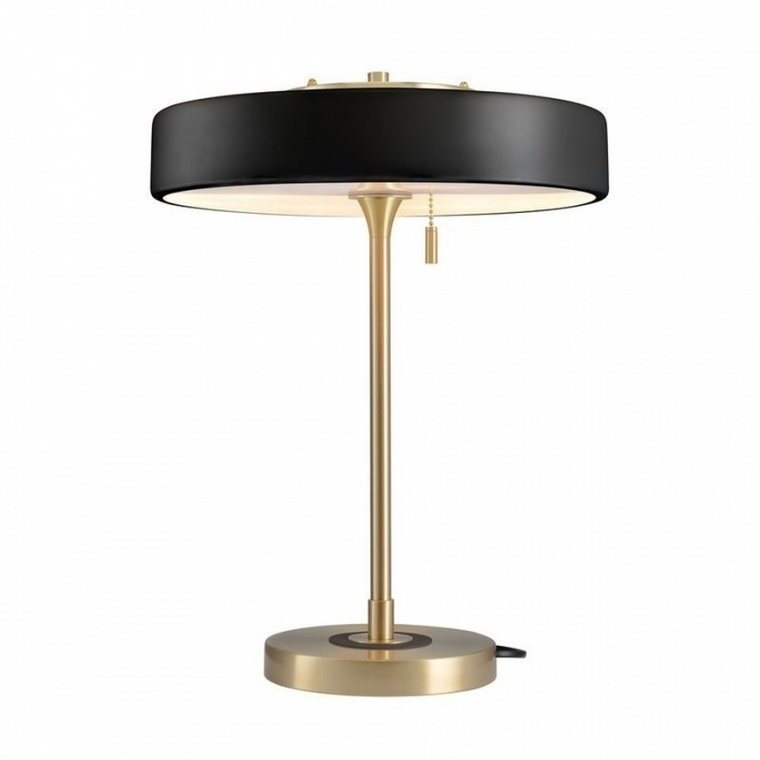 Lampa stołowa artdeco czarno - złota kod: MT8872 black