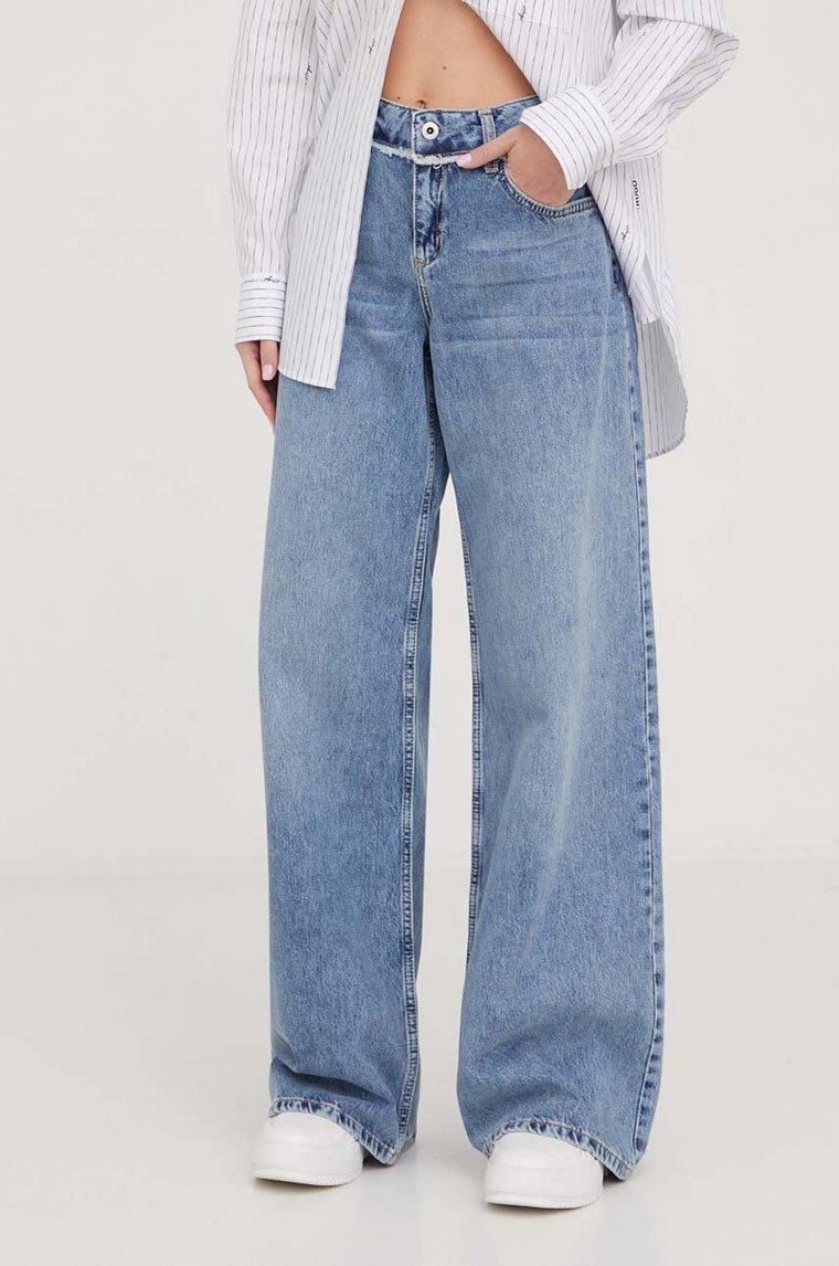 Karl Lagerfeld Jeans jeansy damskie high waist