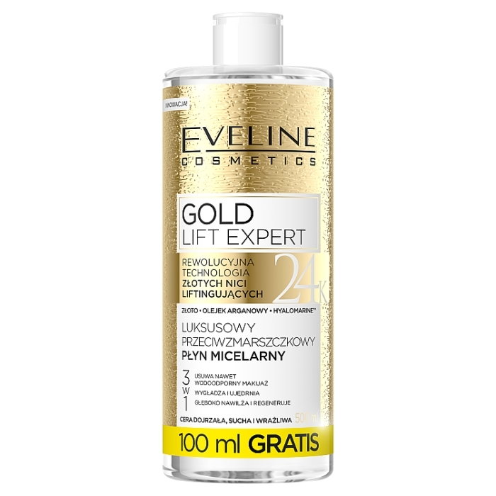 Eveline Gold Lift Expert Płyn micelarny 500ml