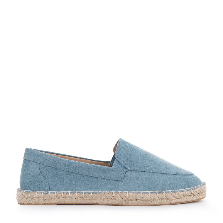 Damskie espadryle z ekozamszu niebieskie