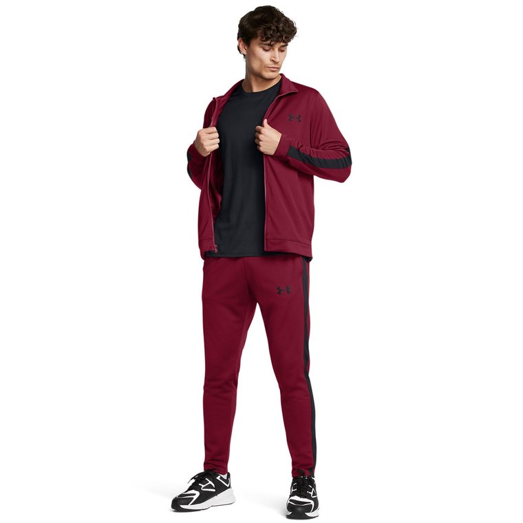 Męski dres komplet treningowy Under Armour UA Rival Knit Track Suit - czerwony