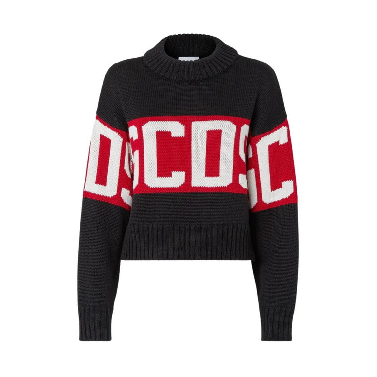 Sweter z okrągłym dekoltem Gcds