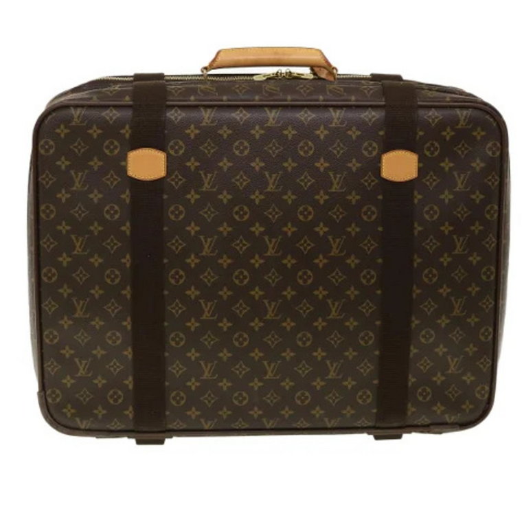 Używana torba weekendowa, Monogram Canvas, Styl Trunk Louis Vuitton Vintage