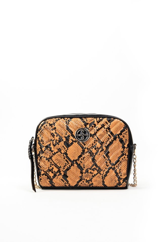 Wzorzysta torba damska crossbody