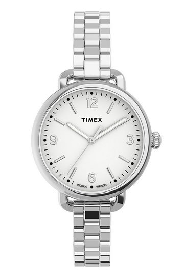 Timex zegarek TW2U60300 Standard Demi damski kolor srebrny