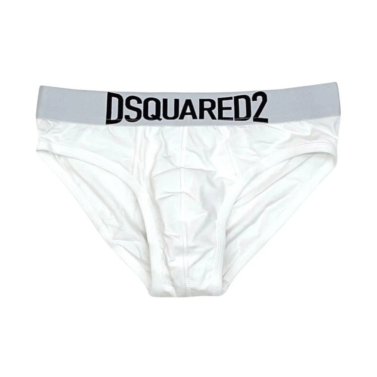 Kolekcja męskich slipów z logo Dsquared2