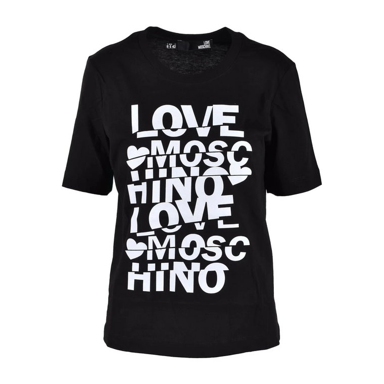 Różowa koszulka z kolekcji Love Moschino Love Moschino