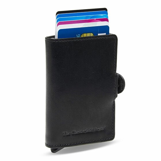 The Chesterfield Brand Baldwin Etui na karty kredytowe Ochrona RFID Skórzany 6.5 cm black