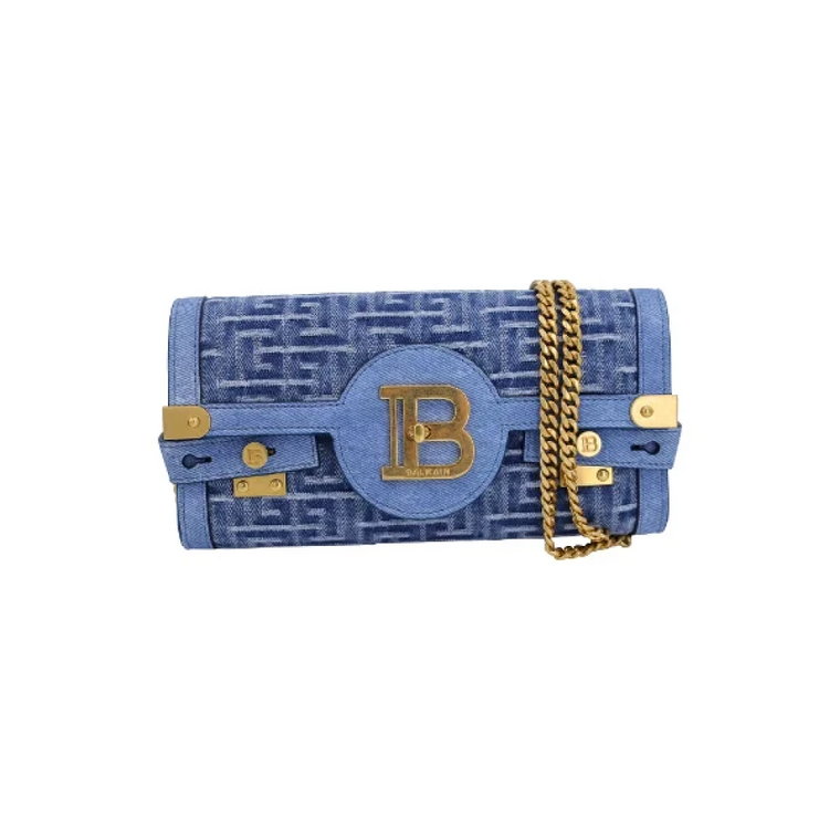 Pre-owned Denim clutches Balmain Pre-owned