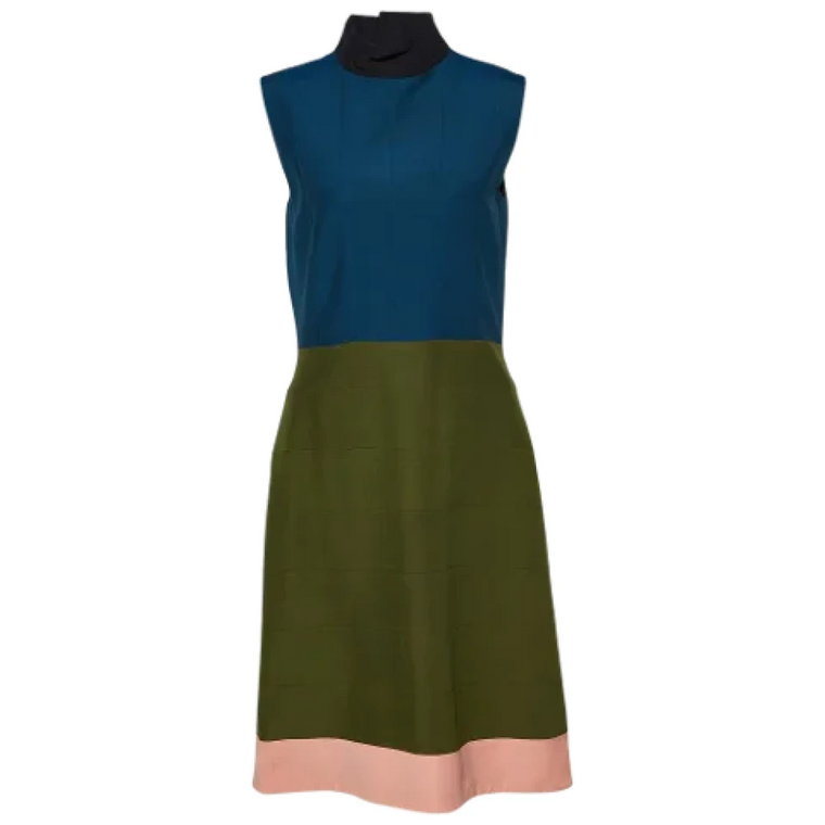 Pre-owned Silk dresses Fendi Vintage