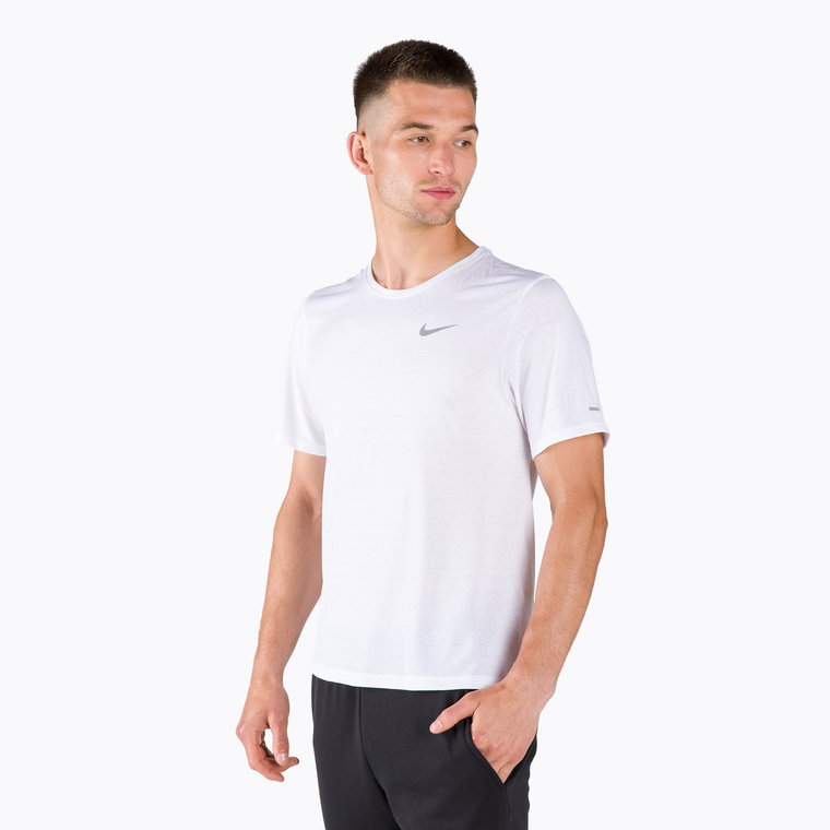 Koszulka męska Nike Dri-Fit Miler white/reflective silv