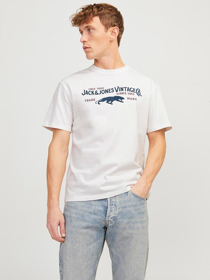 Jack & Jones Koszulka w kolorze biaÅym